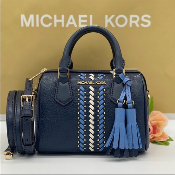 MICHAEL KORS BEDFORD XS DUFFLE XBODY NAVY MULTI - Picture 15 of 15